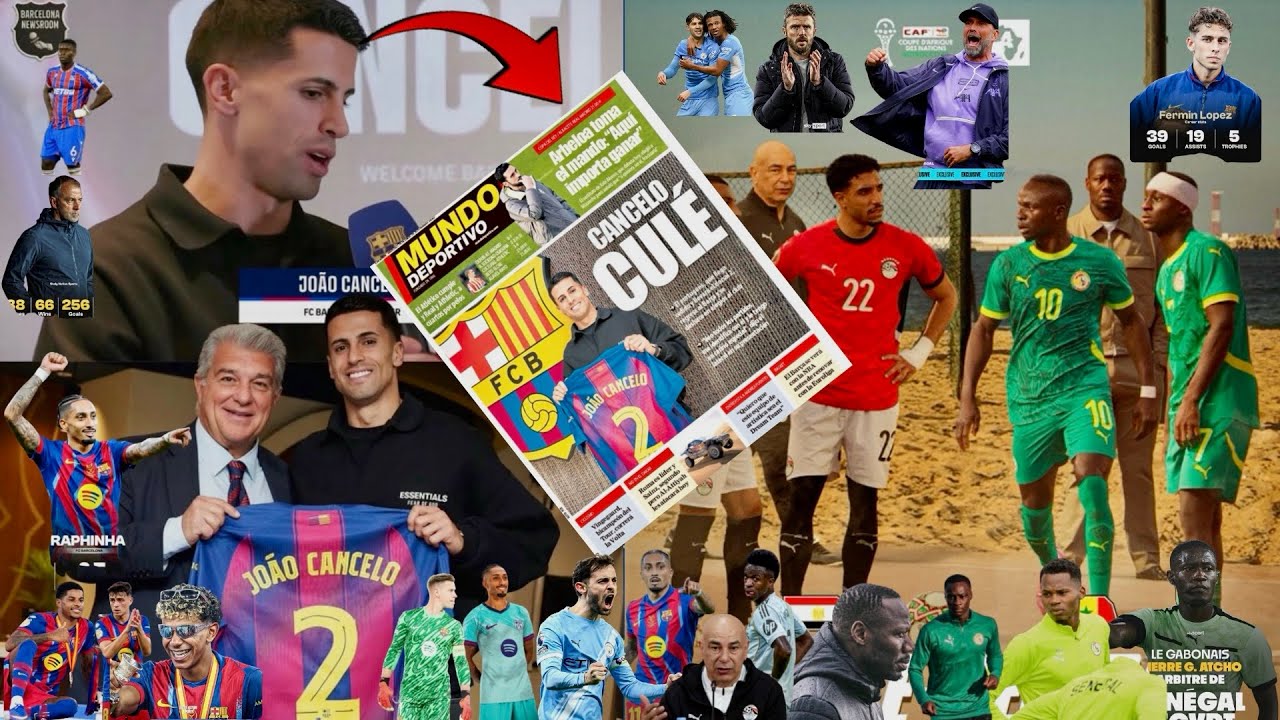 🚨MATHS SENEGAL  EGYPT DEMI FINAL !FLICK AVAIT DÉCLARE QUE TER STEGEN NE JOUERAIT ? CANCELO ENTRAINE?