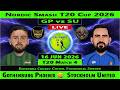 Gothenburg Phoenix vs Stockholm United | GP vs SU | 4th T20 of Nordic Smash T20 Cup 2026 | SU vs GP