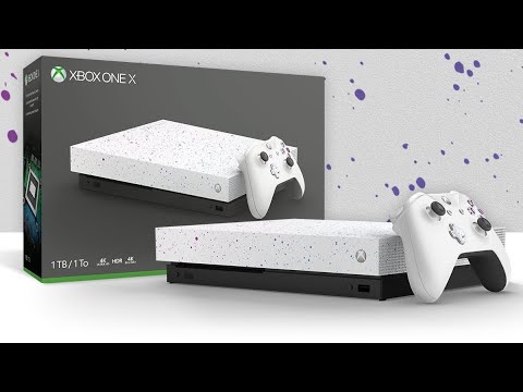 Xbox One X 1000GB - Branco - Edição limitada Hyperspace