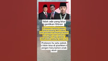 😱 Prabowo Blak-blakan Soal Gibran & AHY, Rapat Langsung Heboh!#prabowo #gibranrakabumingraka