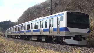 東北本線 白坂カーブ Ｅ５３１系Ｋ４２４編成 ＫＹ入場通過 2022.03.10