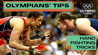 Hand fighting in Ground Wrestling feat. Adeline Gray | Olympians' Tips