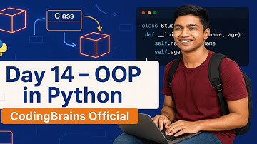 👉 Day 14 – Object-Oriented Programming (OOP) in Python | Classes, Objects, Constructors & Methods