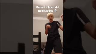 penalti a favor del Real Madrid