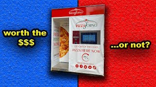 Pizza cooked in a Vending Machine - Is it Worth the Money?