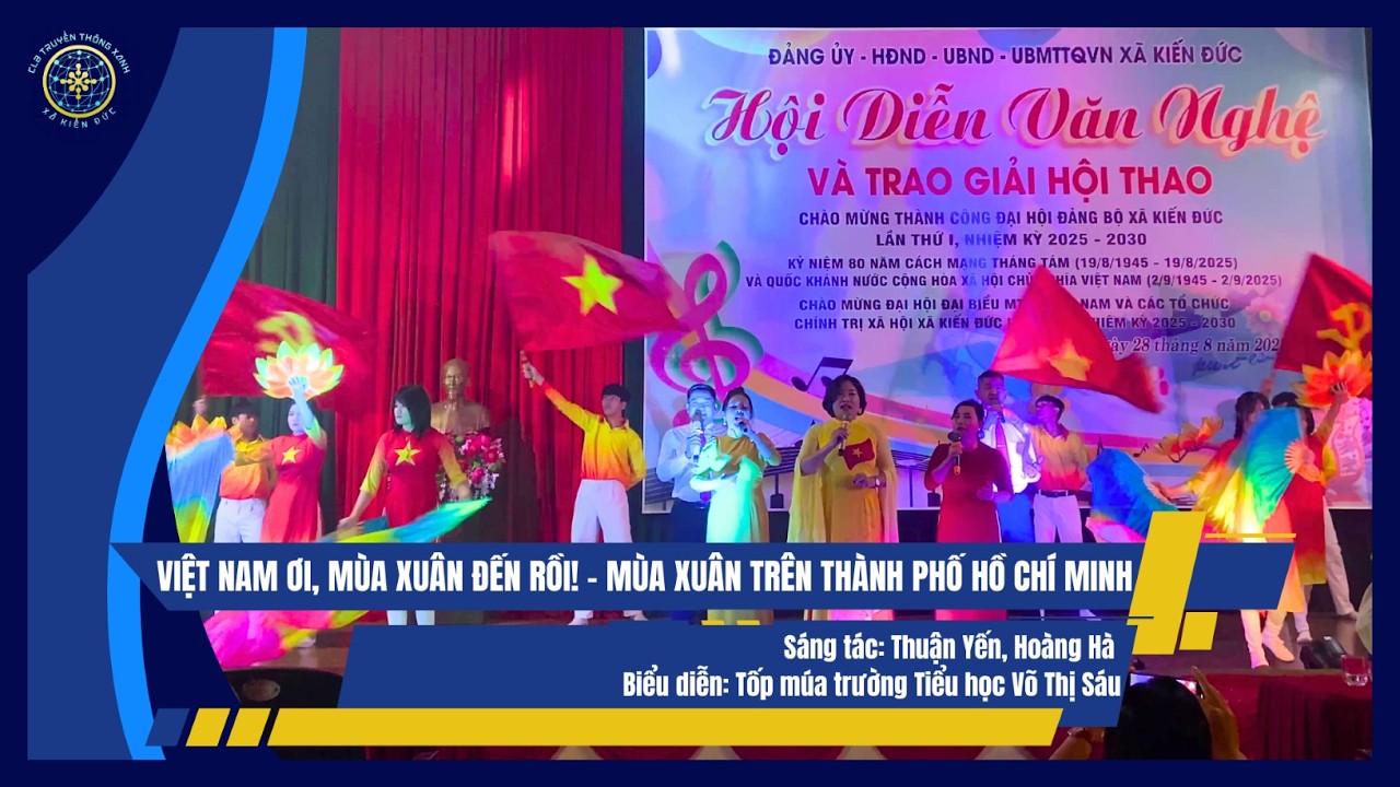 Việt Nam ơi, mùa xuân đến rồi! - Mùa xuân trên Thành phố Hồ Chí Minh | Truyền Thông Xanh Kiến Đức