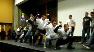 Greekster.tv - many Lambda Theta Phi brothers Salute
