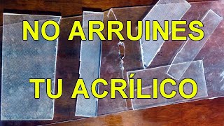 Las mejores maneras de cortar acrílicos #acrilicos #hagaloustedmismo #diy