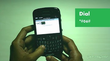 How to find IMEI on a Blackberry phone