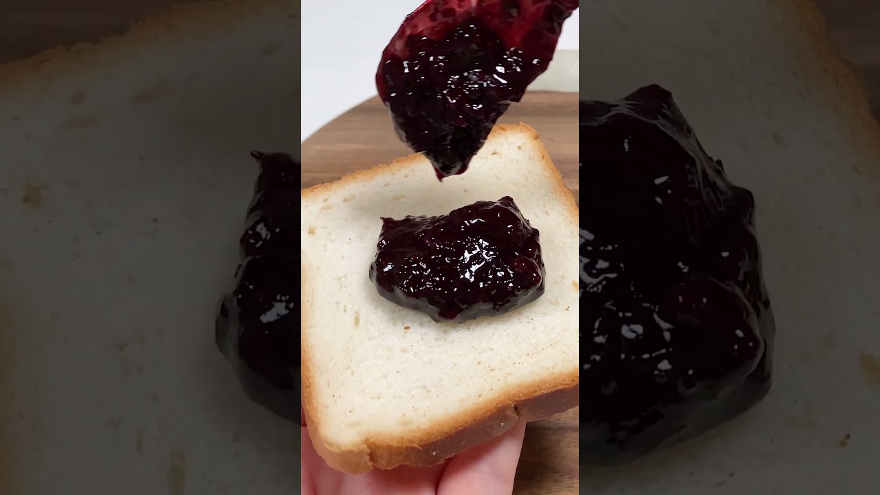 Schnelle hausgemachte Waldbeeren Marmelade! Ohne Zucker ♥ Nur 2 Zutaten!