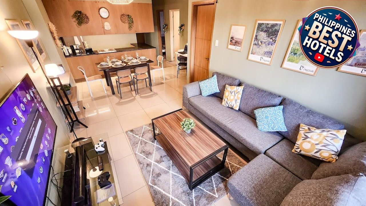 Artsy 110sqm 2br in MOA 200mbps Wifi XBOX Printer | Manila, Philippines | Hotel Review 🛏️
