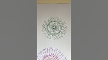 Quick Spirograph Art That Satisfies ASMR Needs: Pure Satisfaction #spirograph #asmr #shorts #viral