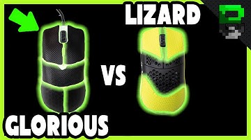Comparison Drag Clicking CPS Glorious Model O Grip Tape vs Lizard Grip Tape