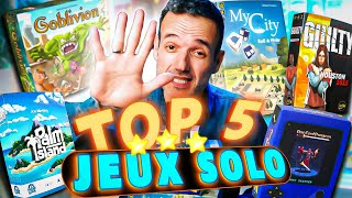 Mon TOP 5 des jeux SOLO (et finalement y'en a plus que 5)