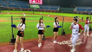20210325 統一vs樂天 Yuri陳怡叡 Nina娜仔 艾璐 超越夢想 林立打席