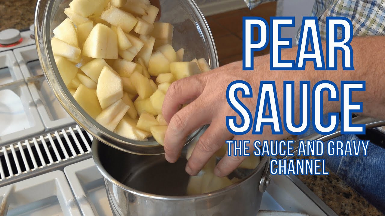 Pear Sauce | How to Make Pear Sauce | Homemade Pear Sauce | Fruit Sauce | Fruit Side Dish