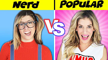 How to WIN a DATE! Nerd Vs Popular Girl Challenge to Reveal Rebecca's Secret