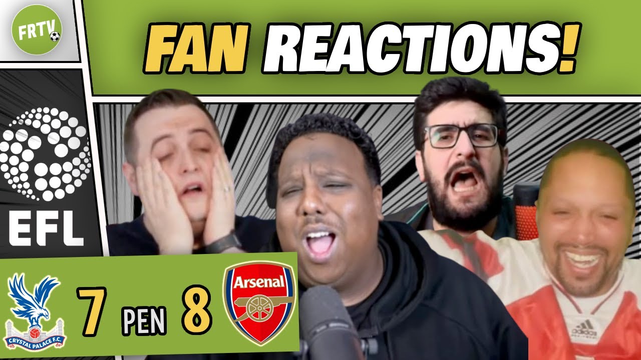 ARSENAL HATERS HEARTBROKEN & FANS ERUPT After PENALTY DRAMA vs PALACE ...