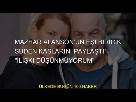 Mazhar Alanson’un eşi Biricik Suden kaslarını paylaştı! \