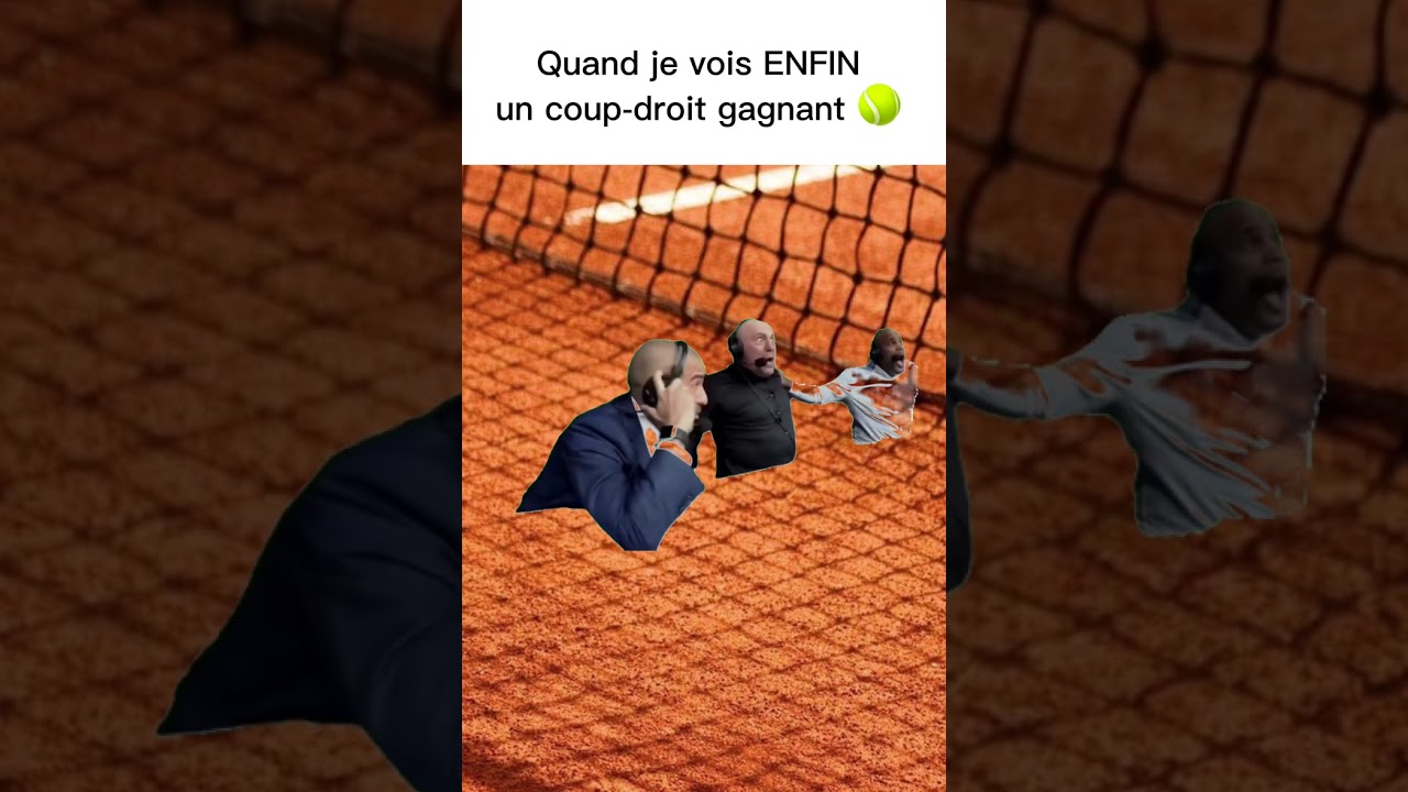 ENFIN ! Un bon coup droit gagnant ! #Tennis 🎾