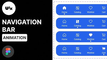 Bottom Nav Bar Animation | Prototype Tutorial in Figma