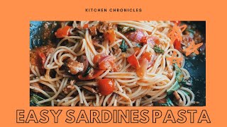 Easy Sardines Pasta! | Ochi Bernadas