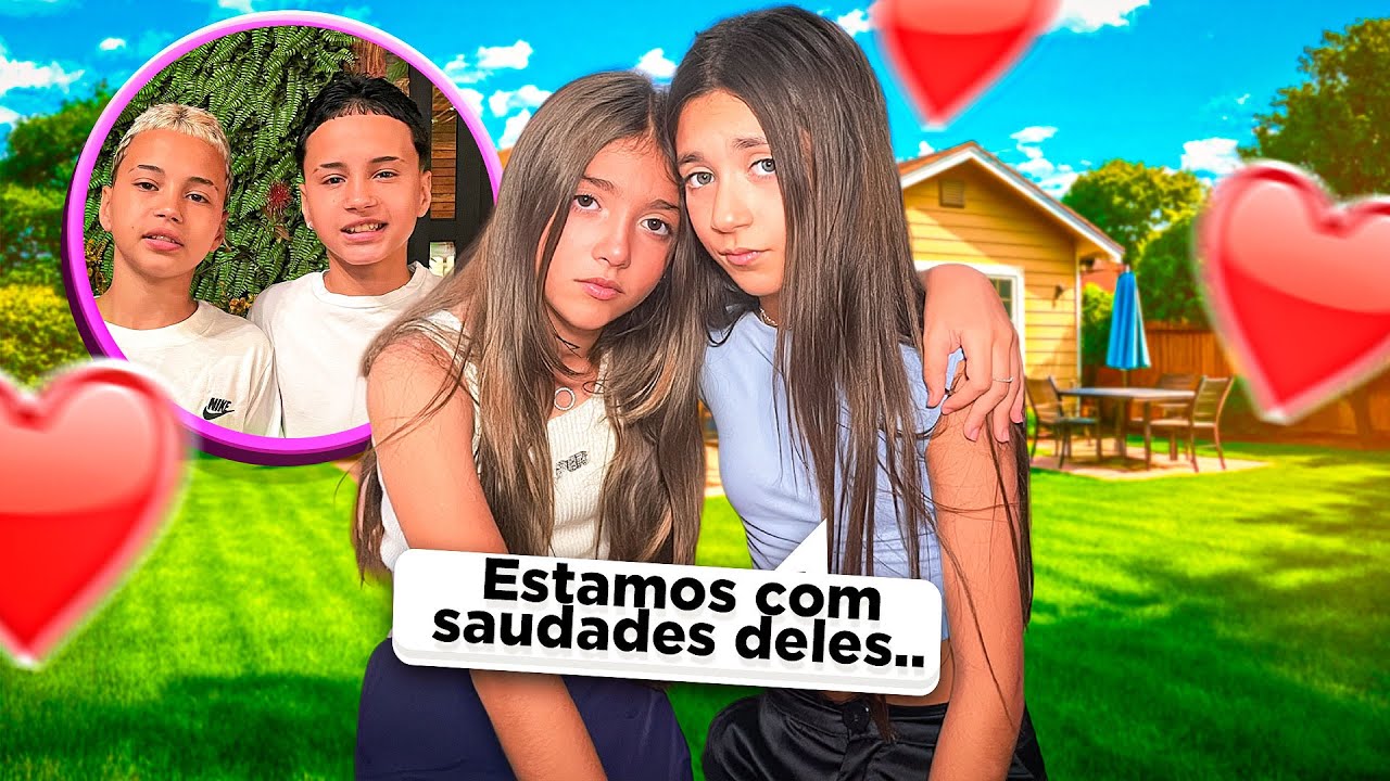 A LARA E A SOPHIA ESTÃO COM SAUDADE DOS GÊMEOS ANTÔNIO E JP •Lara Caruso• 