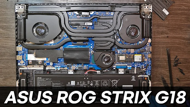 ASUS ROG STRIX G18-G814 Disassembly for RAM, SSD Upgrades