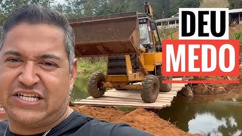 TERMINAMOS A PONTE DO SÍTIO… MAS SERÁ QUE VAI AGUENTAR?