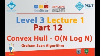 Convex Hull - Graham Scan Algorithm  | Level 3 Lecture 1 Part 12 - JCPC Summer Training 2018