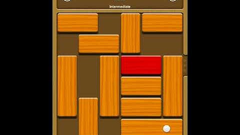 Unblock me free solutions intermediate level 22 ( android and ios app solutions all levels )