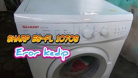 mesin cuci front loading sharp eror