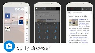 Surfy Browser (Android aplikace týdne) screenshot 1