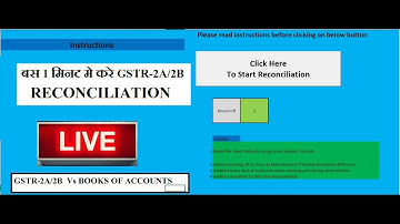 GSTR 2A RECONCILIATION WITH EXCEL SOFTWARE IN 1 MINUTE VERY EASY AND RECONCILE PURCHASE WITH GSTR 2A