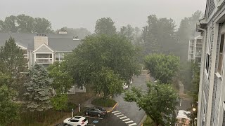 Thunderstorm Lightning Rain, The Four Winds Oakton, Oakton, VA