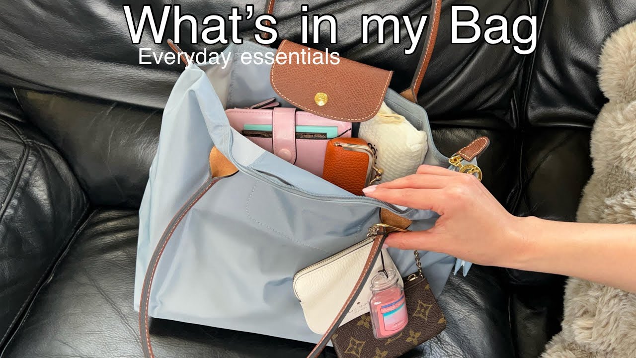 Что в моей сумке? Сумка-тоут Longchamp Le Pliage | Вот самое необходимое.