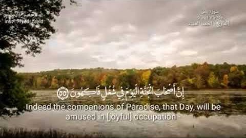 القارئ أحمد العبيد ما تيسر من سورة يس