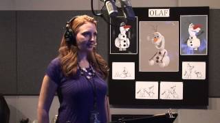 In Disney Animation Recording Studios For Disney Frozen