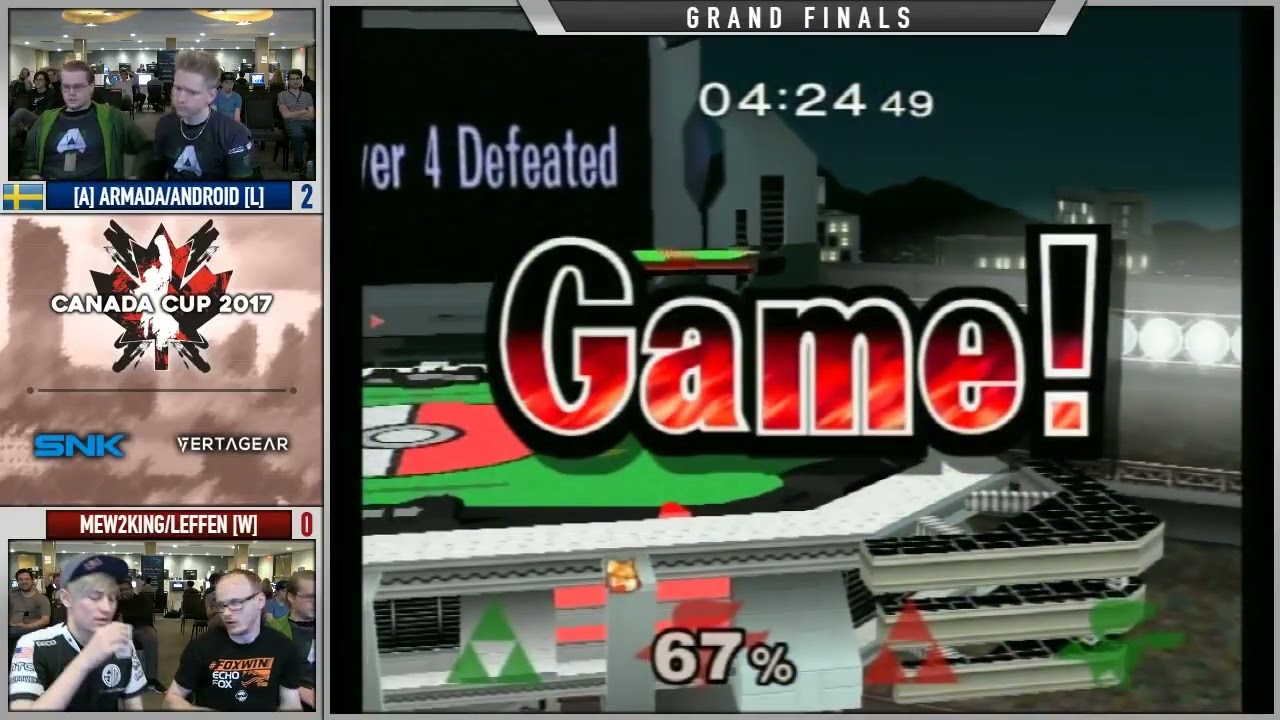 Canada Cup 2017 SSBM: Mew2King Leffen vs. Armada Android Grand Finals