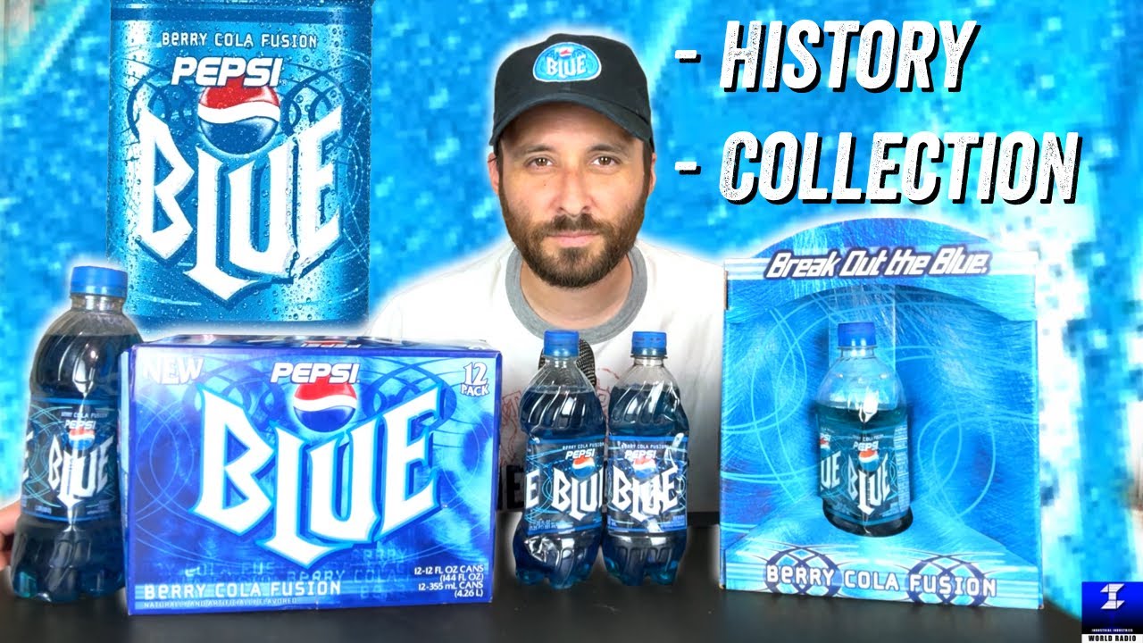 Pepsi Blue History and Collection ASMR | The Forgotten Soda