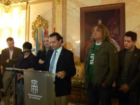 Rosendo. Homenaje en el Ayuntamiento de Segovia 21/10/2010 (2)