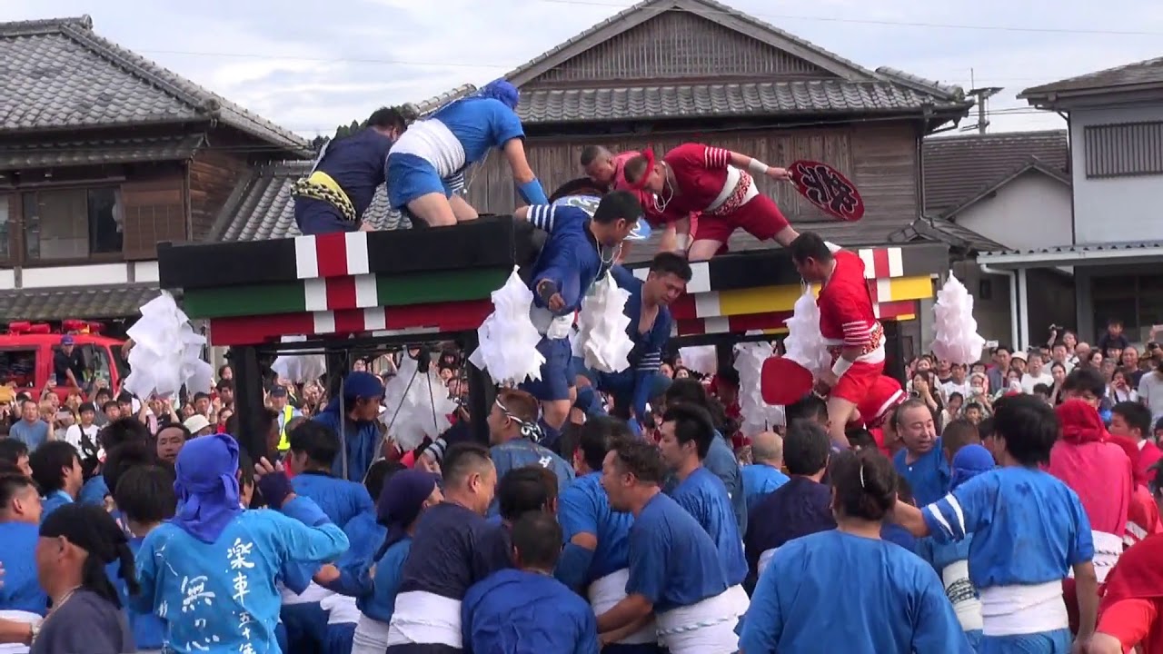令和元年佐土原夏祭り　ダンジリ喧嘩　４：日曜日その１