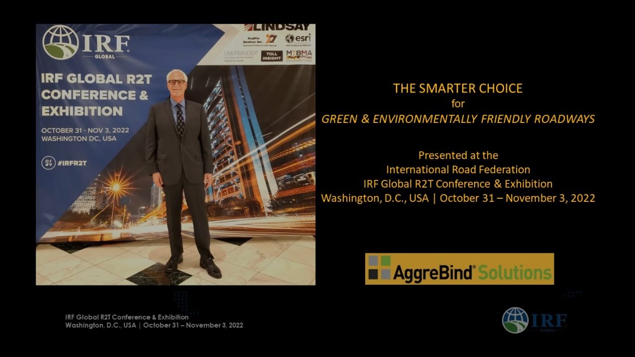 2022 International Road Federation Presentation, Washington DC