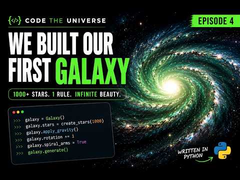 I Added Galaxies To My Python Universe... It Looks Incredible