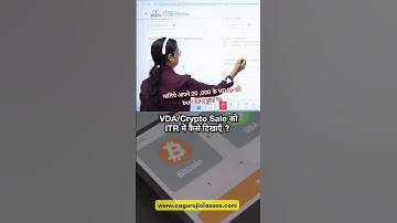Crypto ITR filing & Tax Rules | VDA | Bitcoin #caguruji #tax #itr