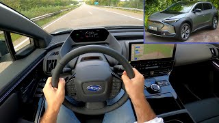 2024 Subaru Solterra AWD Platinum Plus [ 218 HP ] POV Test Drive | TOP Speed