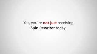 Spin Rewriter 4.0 - Professional Online Article Rewriter Software(, 2013-10-18T20:52:04.000Z)