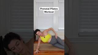 At home prenatal Pilates workout #prenatalpilates #pilatesforpregnancy #fitpregnancy