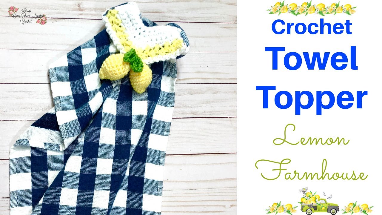 Farmhouse Crochet Tea Towel Holder