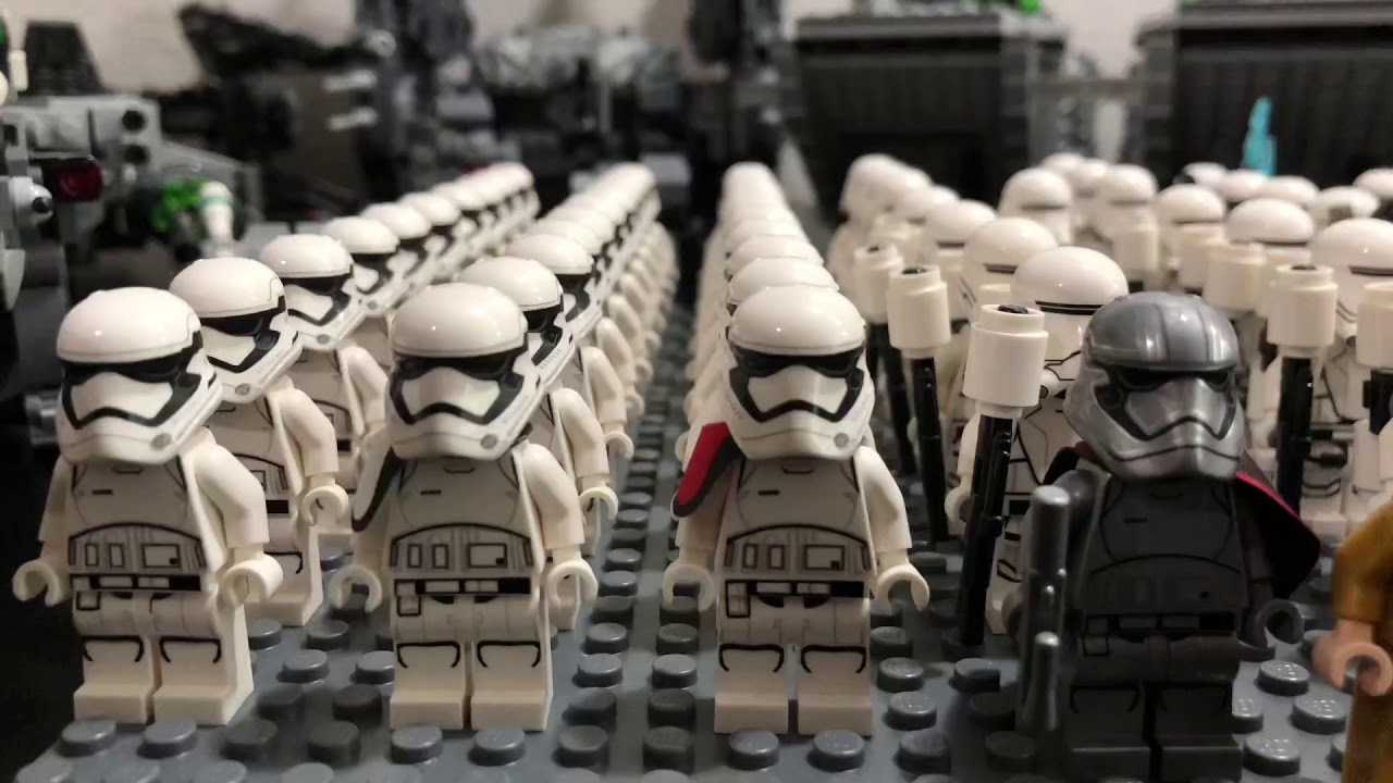Huge Lego first order army YouTube